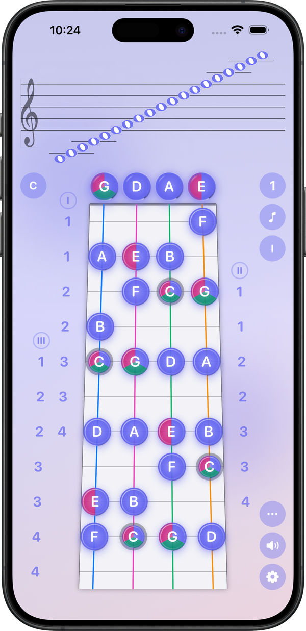 Advanced Harmony Fingerboard Visualization