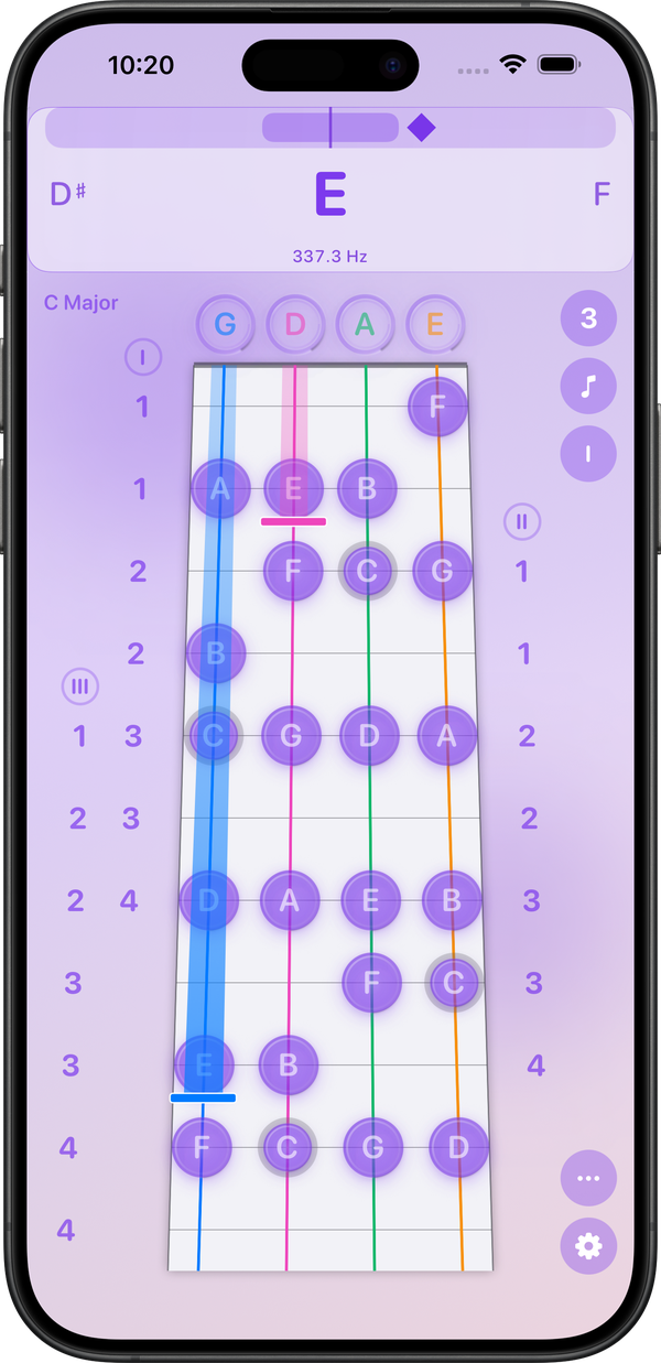 Intonation Mode Interface
